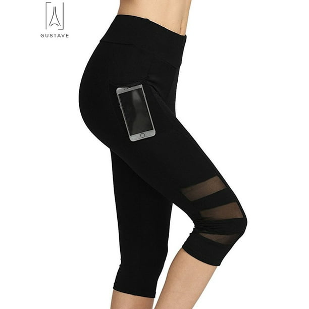 Chriamille Mesh Yoga Pants Cutout Leggings for Women Cross Workout High Waisted Lace Up Pants 